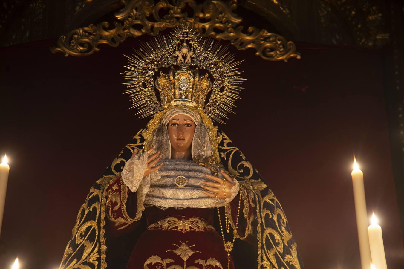 Altar de triduo de la Virgen de la Cabeza