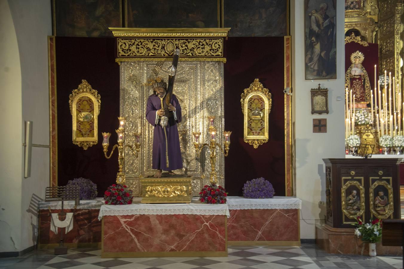 Altar de triduo de la Virgen de la Cabeza