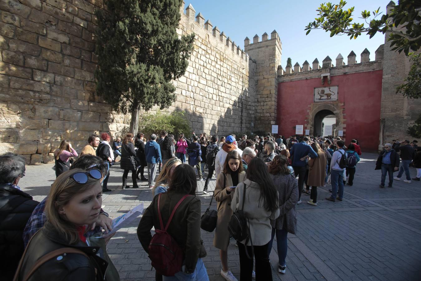 Lleno total en el centro de Sevilla