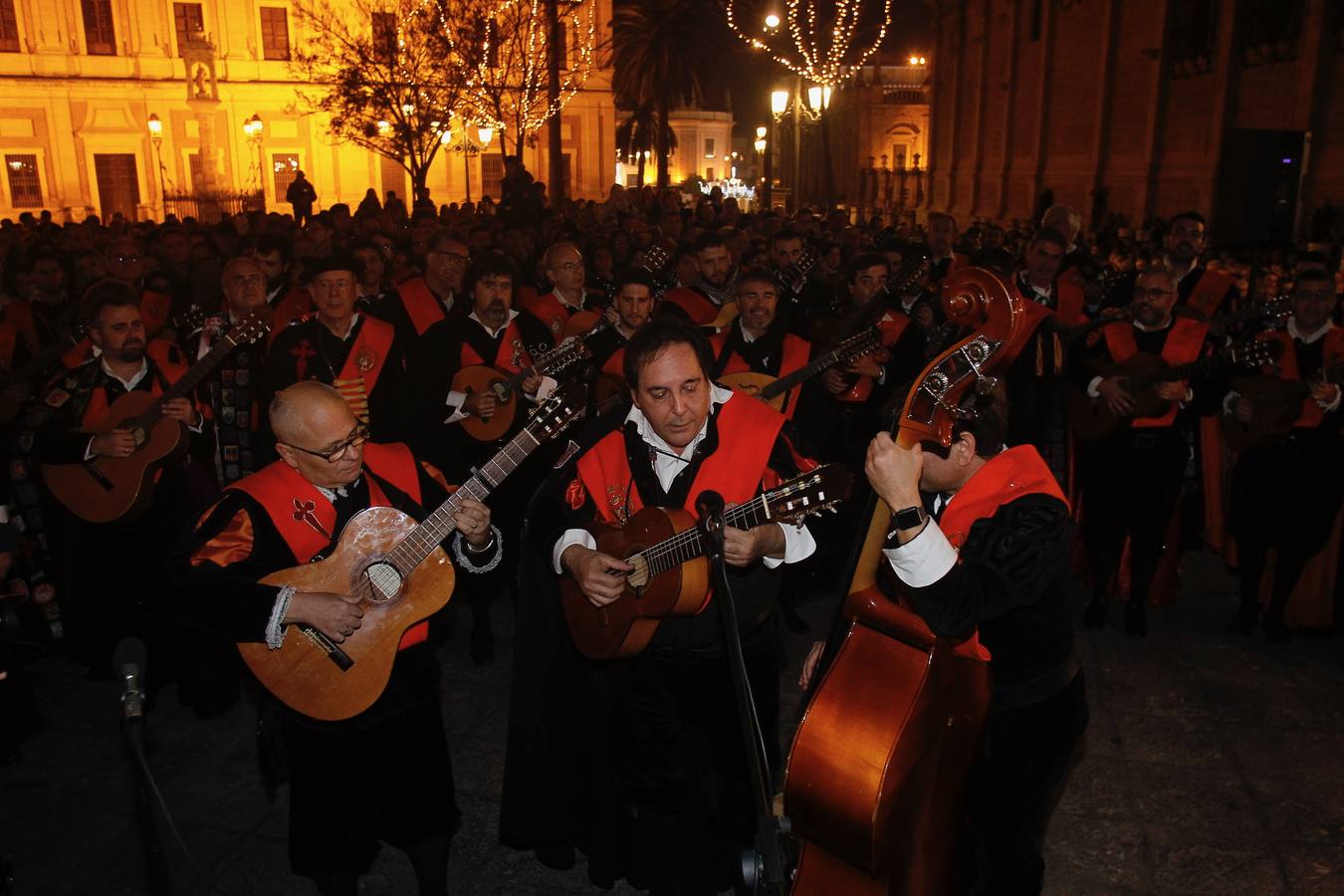 Los tunos cantan a la Inmaculada Concepción