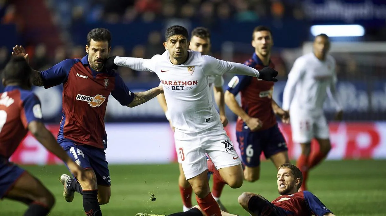 Las mejores imágenes del CA Osasuna - Sevilla FC