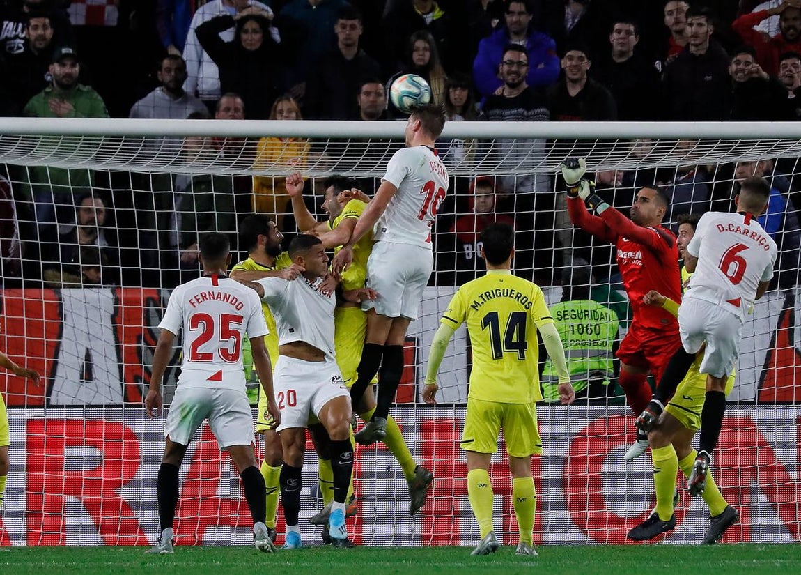 En imágenes, la derrota del Sevilla FC ante el Villarreal