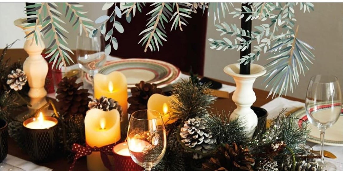 Piñas y elementos naturales. Recoger piñas en el monte para decorar la casa es una bonita tradición, si no hay tiempo se pueden adquirir en todo tipo de puntos de venta. Las ramas, el musgo y los arbustos son la naturaleza de la Navidad