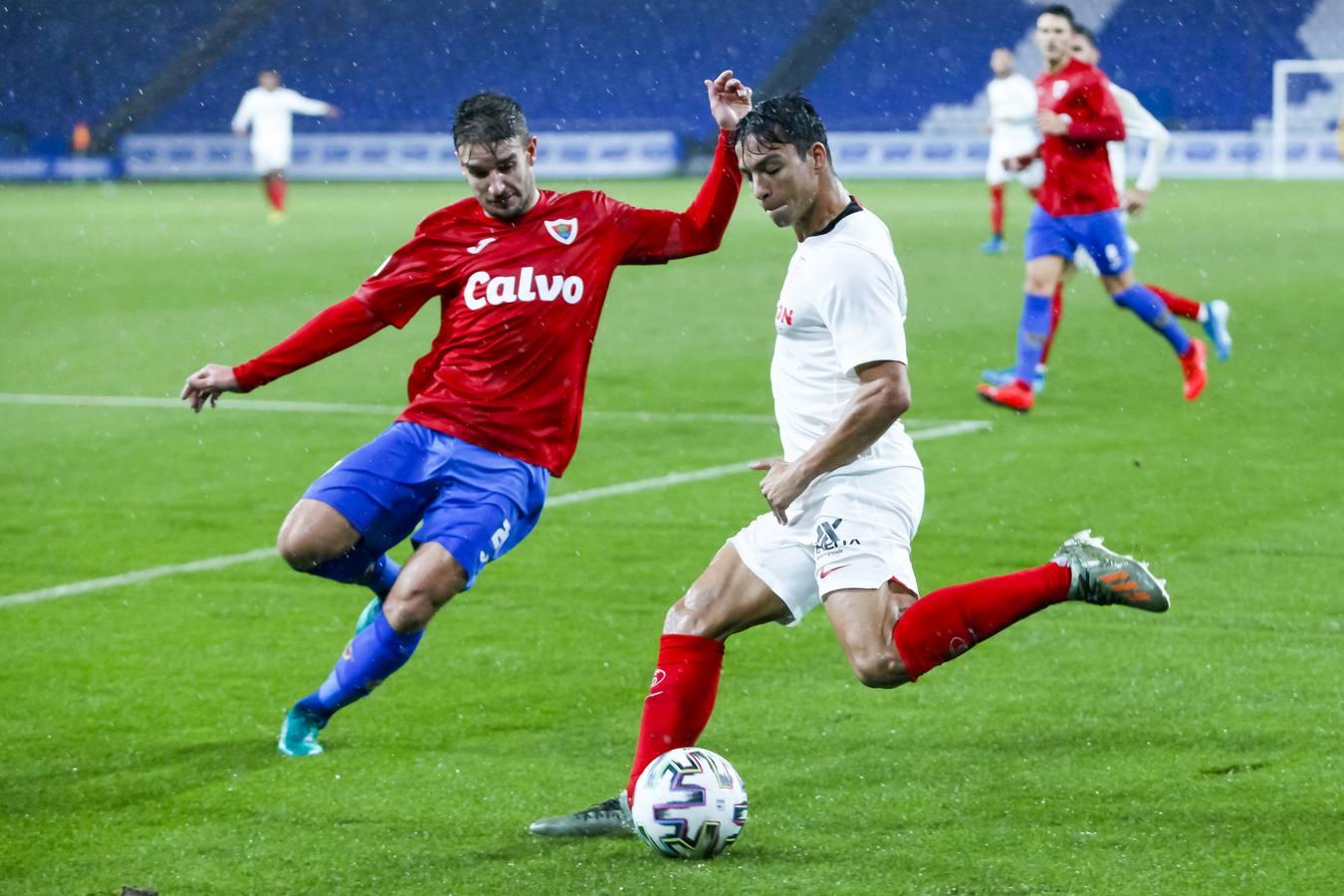 En imágenes, el Bergantiños-Sevilla de la primera ronda de la Copa del Rey