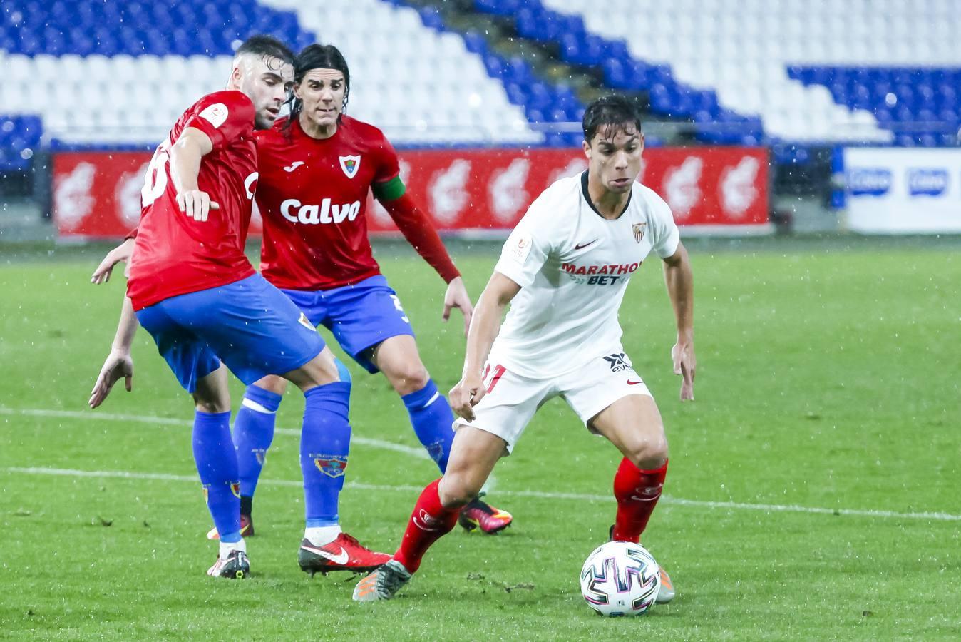 En imágenes, el Bergantiños-Sevilla de la primera ronda de la Copa del Rey