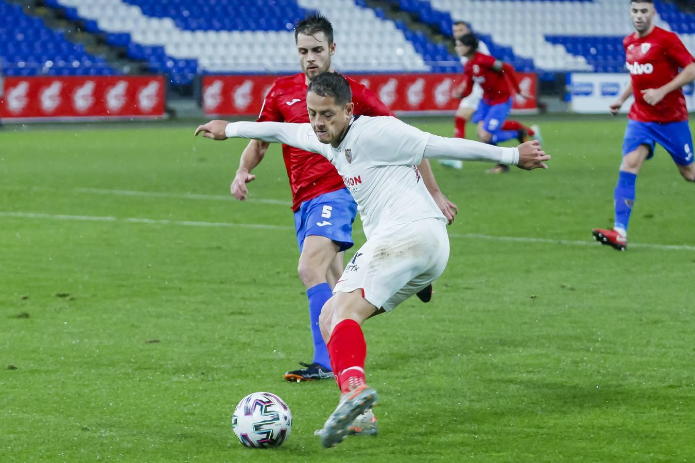 En imágenes, el Bergantiños-Sevilla de la primera ronda de la Copa del Rey