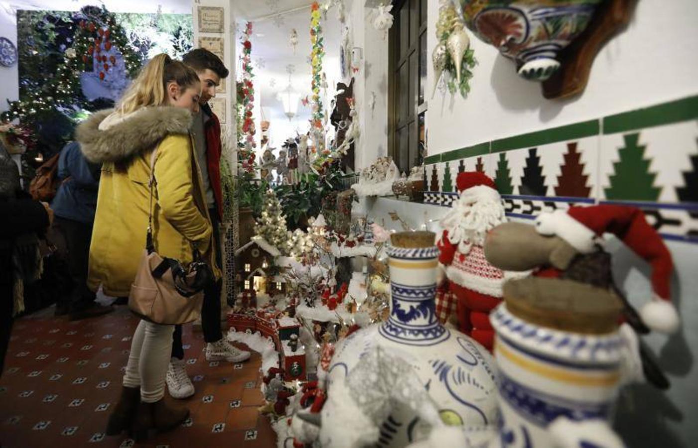 La primera ruta de los Patios de Córdoba en Navidad, en imágenes