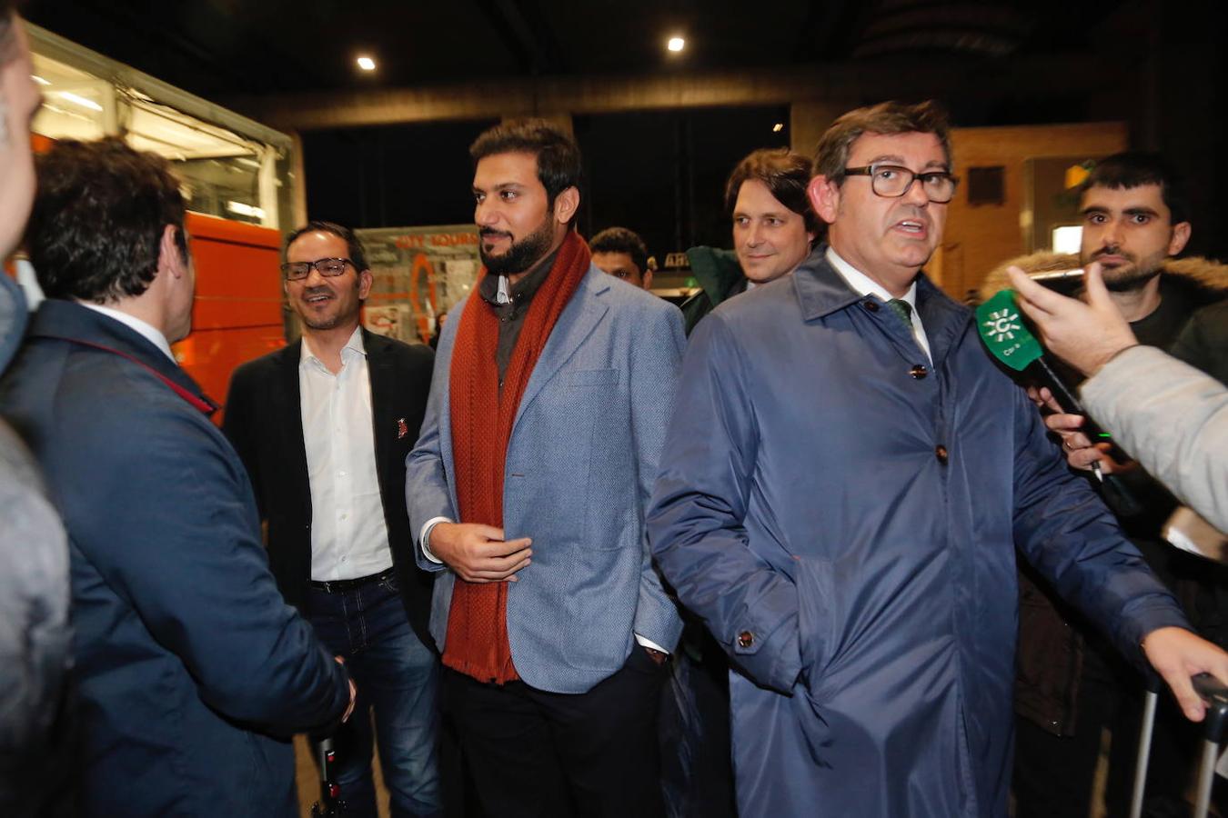 La llegada de los nuevos dueños del Córdoba CF, en imágenes