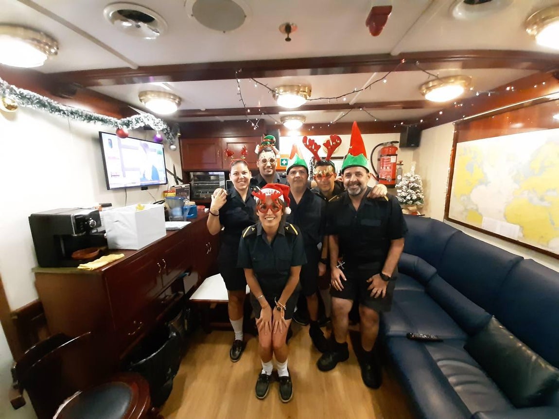 En imágenes: la Navidad de los militares de Cádiz en misiones en el extranjero