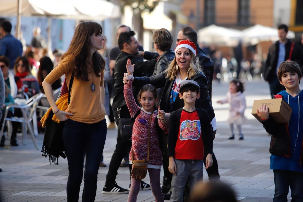 Nochebuena en la calle, en imágenes