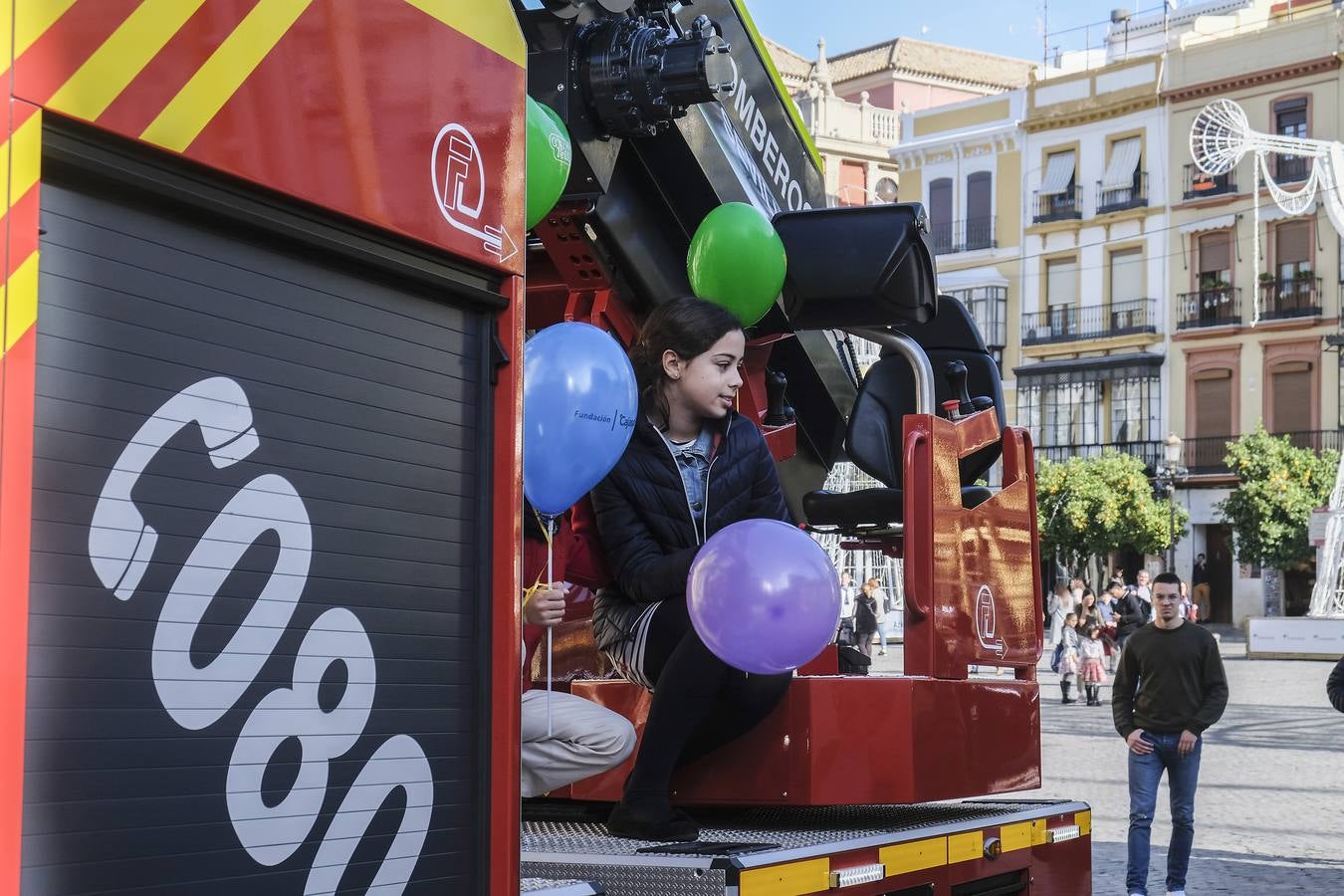 En imágenes, presentación de los nuevos coches de Bomberos en Sevilla