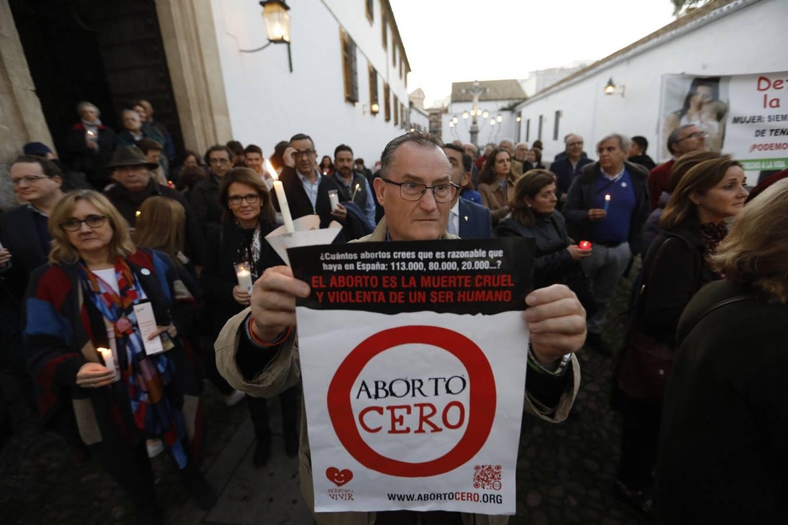 La concentración por la vida en Córdoba, en imágenes