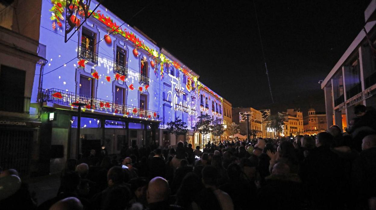 El último día del mapping navideño de Córdoba, en imágenes