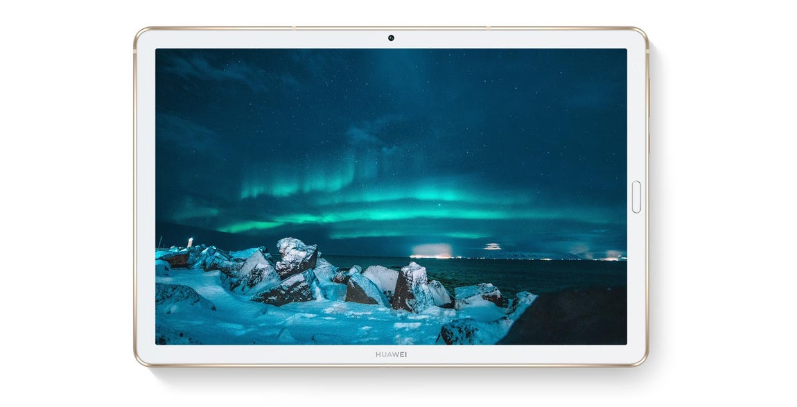 Huawei MediaPad M6 10,8". De este modelo de tablet de Huawei destaca la tecnología ClariVu que utiliza algoritmos inteligentes para mejorar aún más el contraste y la claridad, su sistema de sonido de cuatro canales y cuatro altavoces sintonizado por Harman Kardon y su primer chipset móvil dual NPU. El precio del modelo con LTE, 128GB, teclado y funda es de 589 euros.