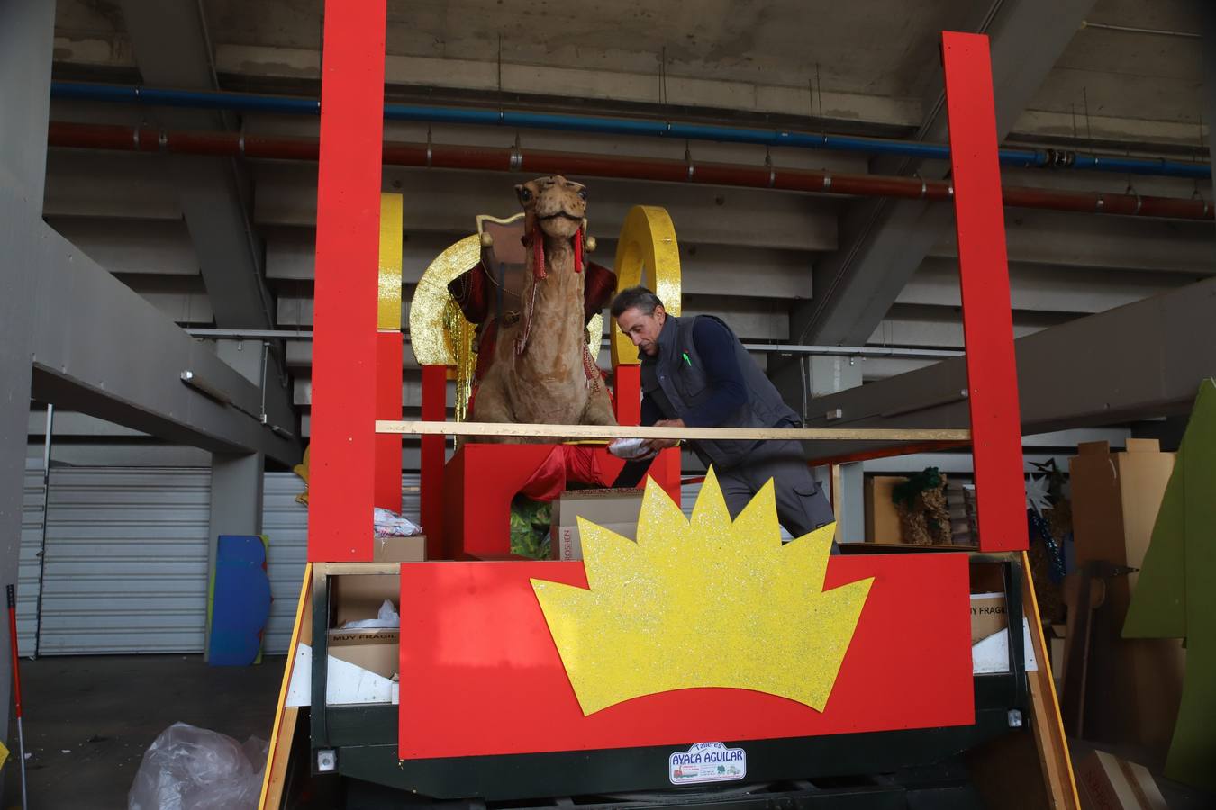 Los preparativos de la Cabalgata de los Reyes Magos de Córdoba, en imágenes