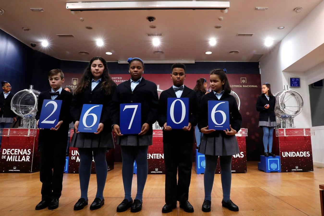 El Tercer Premio del Sorteo Extraordinario de la Lotería del Niño ha sido el 26706. 