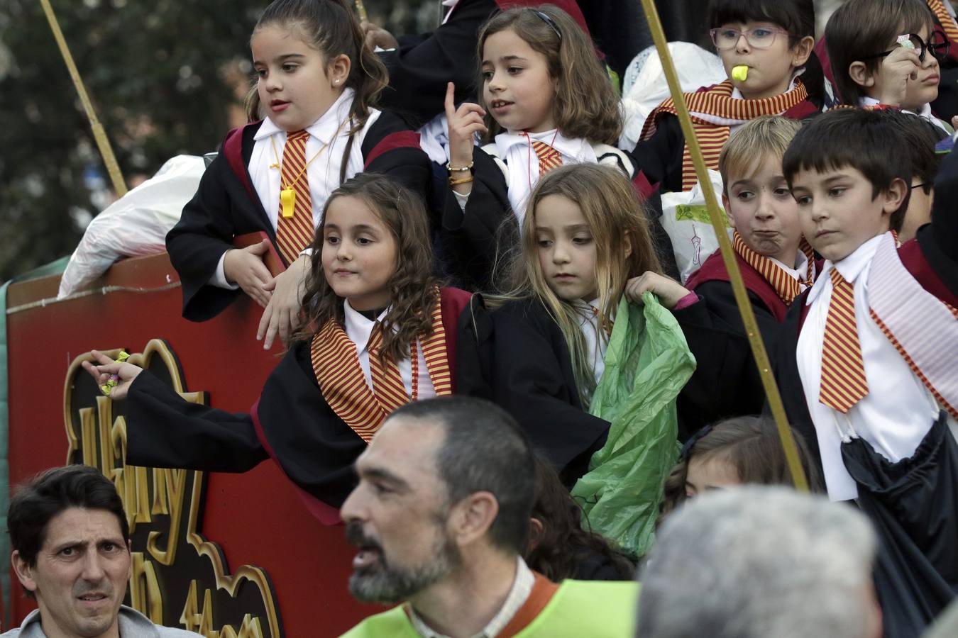 En imágenes, la cabalgata de Reyes Magos de Triana