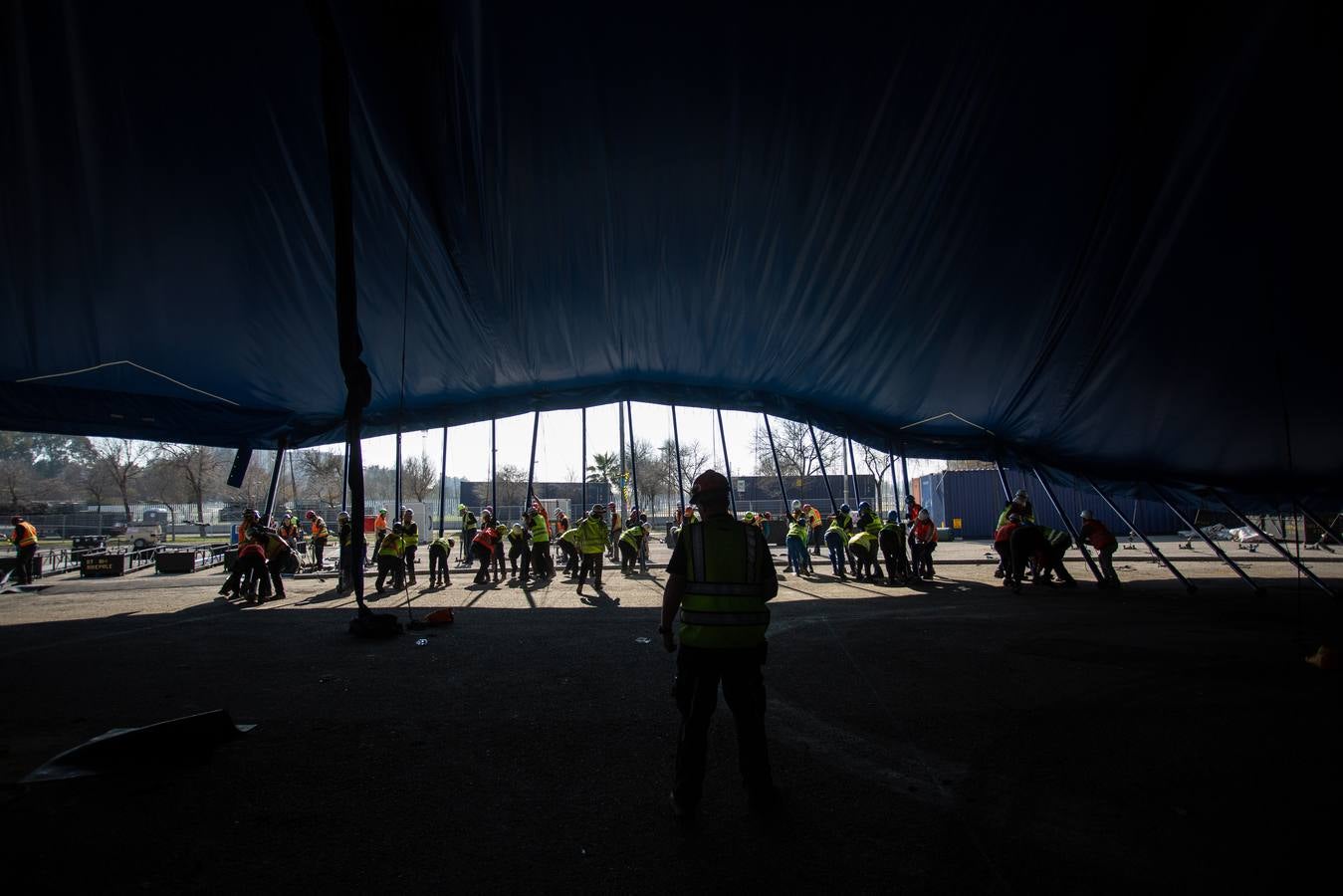 El Circo del Sol levanta su carpa en Sevilla