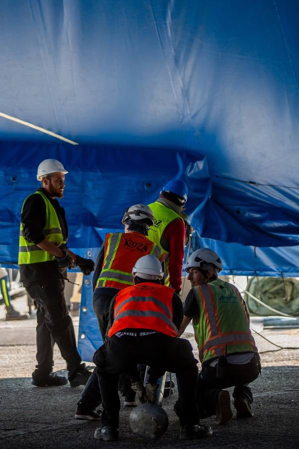 El Circo del Sol levanta su carpa en Sevilla