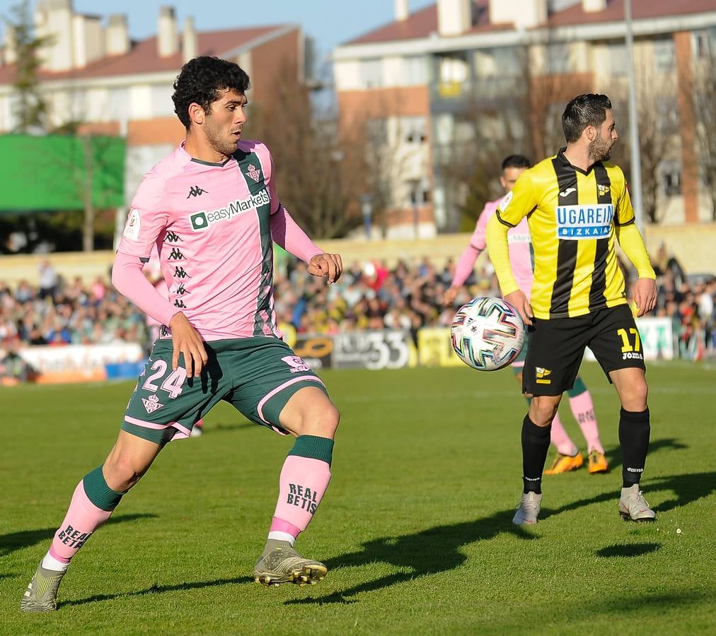 Las mejores imágenes del Portugalete - Real Betis (0-3)