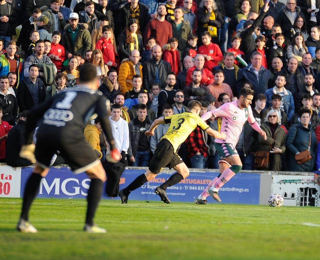 Las mejores imágenes del Portugalete - Real Betis (0-3)