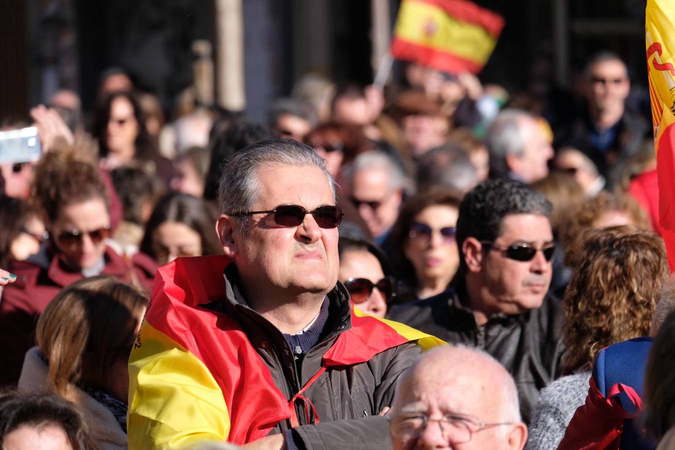 La concentración de VOX en Córdoba, en imágenes