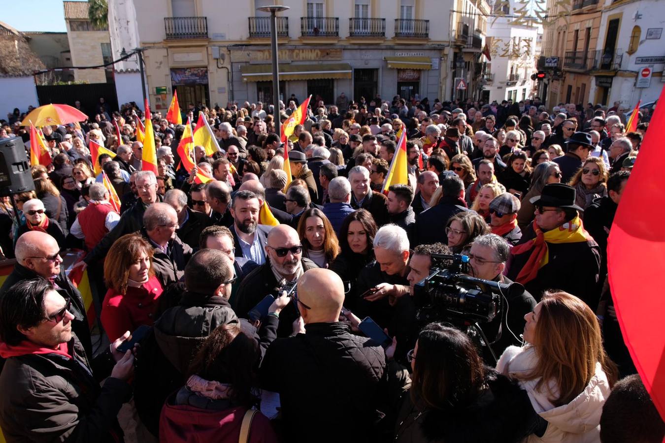 La concentración de VOX en Córdoba, en imágenes