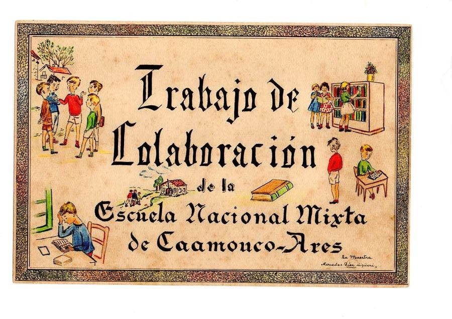 La grafía, hecha a mano, y las ilustraciones, enseñan las costumbres de la época. 