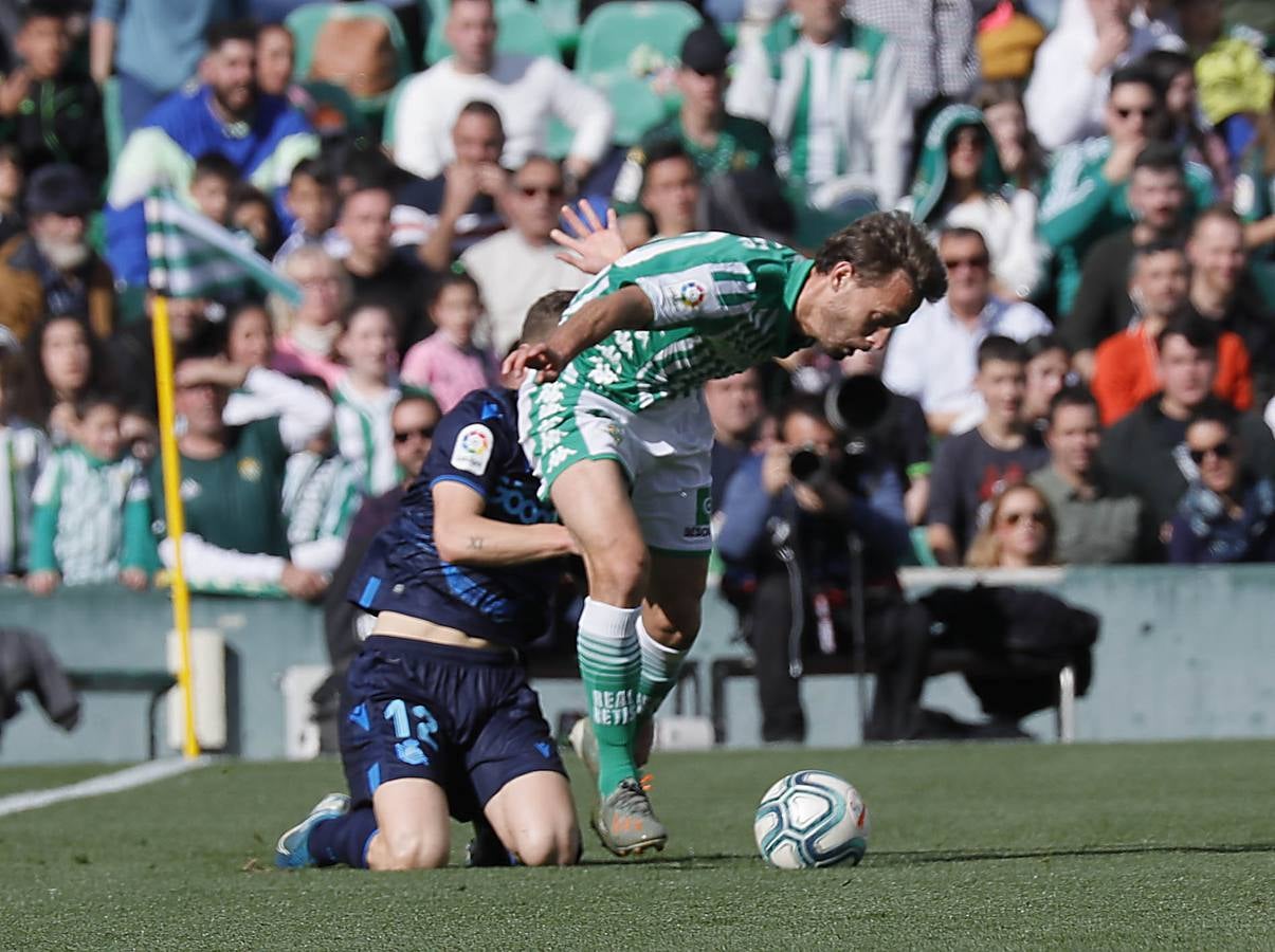 En imágenes, la victoria del Real Betis ante la Real Sociedad en el Villamarín