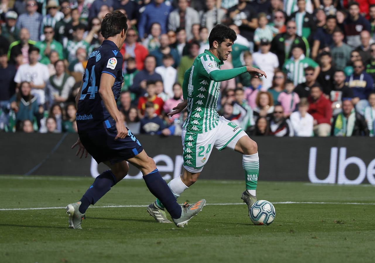 En imágenes, la victoria del Real Betis ante la Real Sociedad en el Villamarín