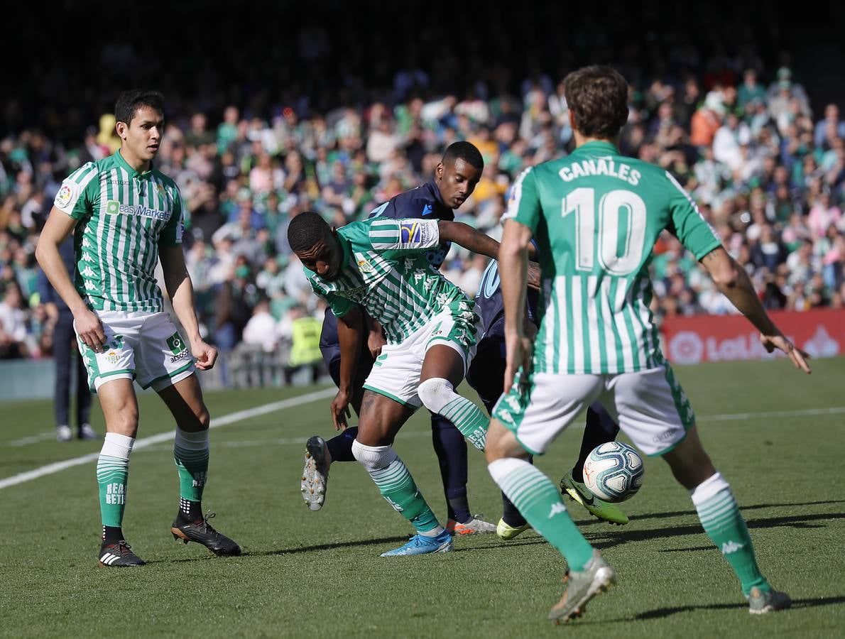 En imágenes, la victoria del Real Betis ante la Real Sociedad en el Villamarín