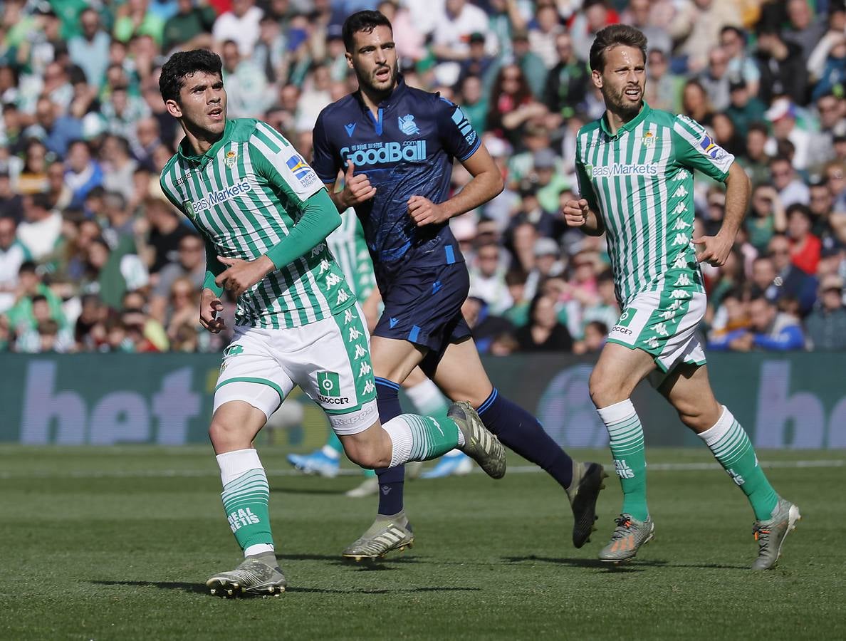 En imágenes, la victoria del Real Betis ante la Real Sociedad en el Villamarín