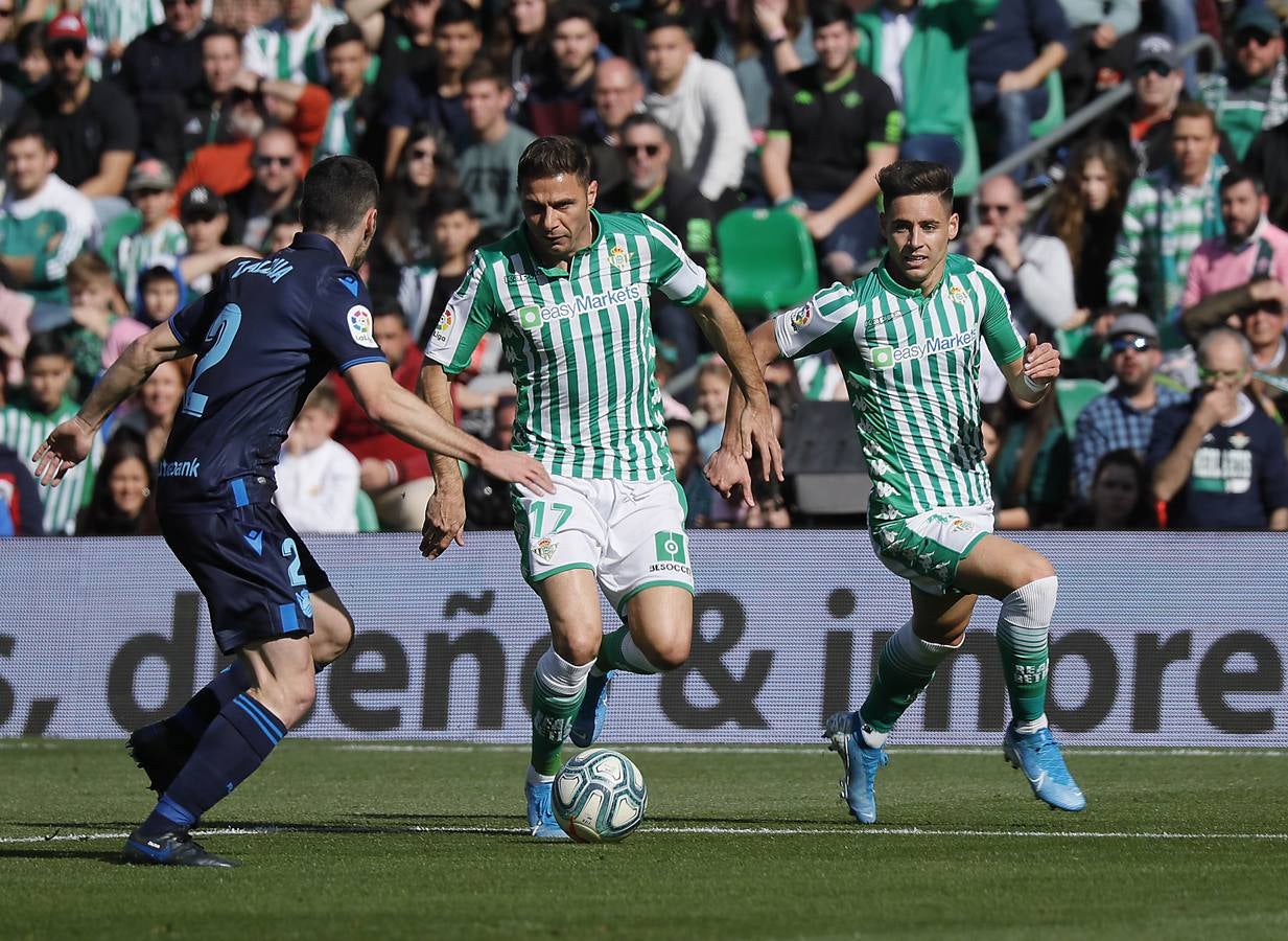 En imágenes, la victoria del Real Betis ante la Real Sociedad en el Villamarín