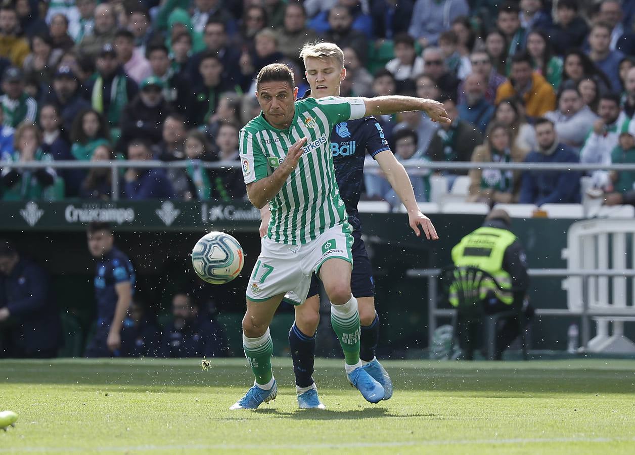 En imágenes, la victoria del Real Betis ante la Real Sociedad en el Villamarín