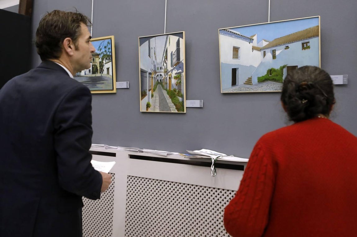 La exposición de José María Puerta en el Círculo de Córdoba, en imágenes