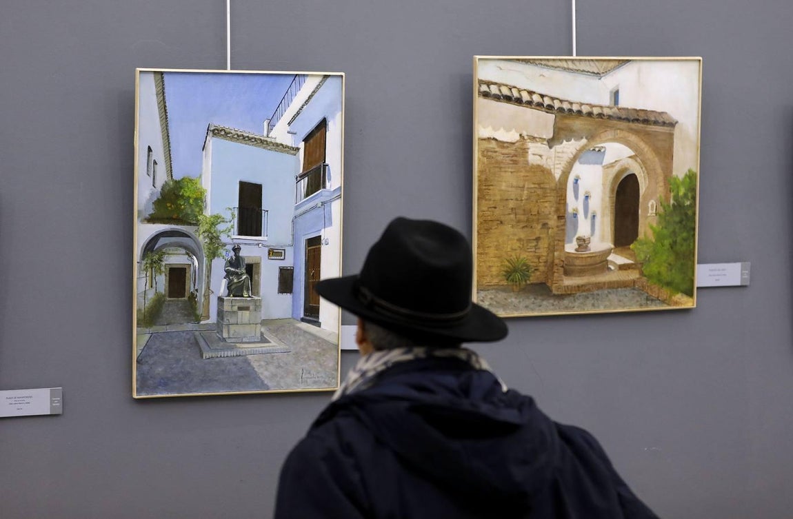 La exposición de José María Puerta en el Círculo de Córdoba, en imágenes