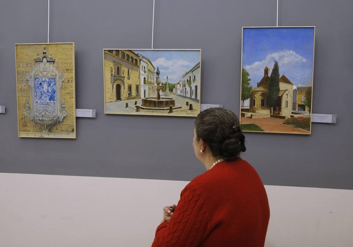 La exposición de José María Puerta en el Círculo de Córdoba, en imágenes