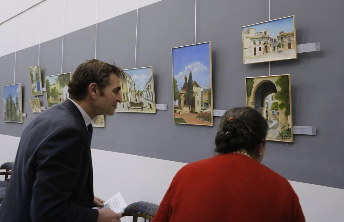 La exposición de José María Puerta en el Círculo de Córdoba, en imágenes