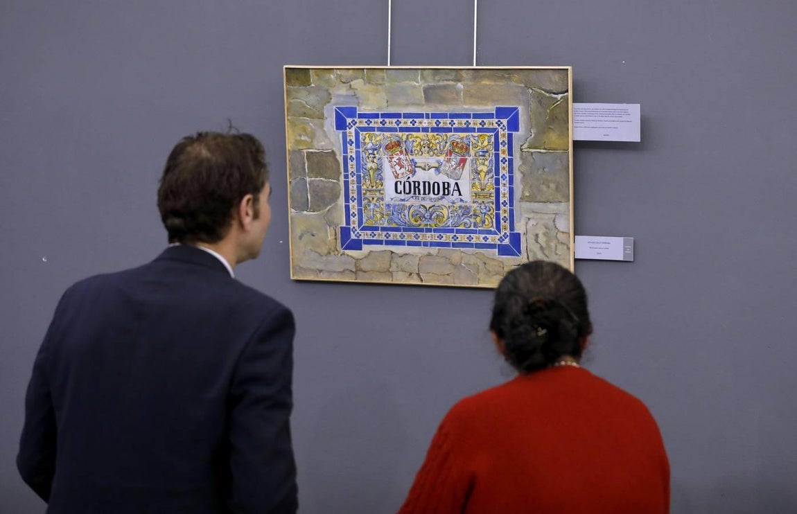 La exposición de José María Puerta en el Círculo de Córdoba, en imágenes