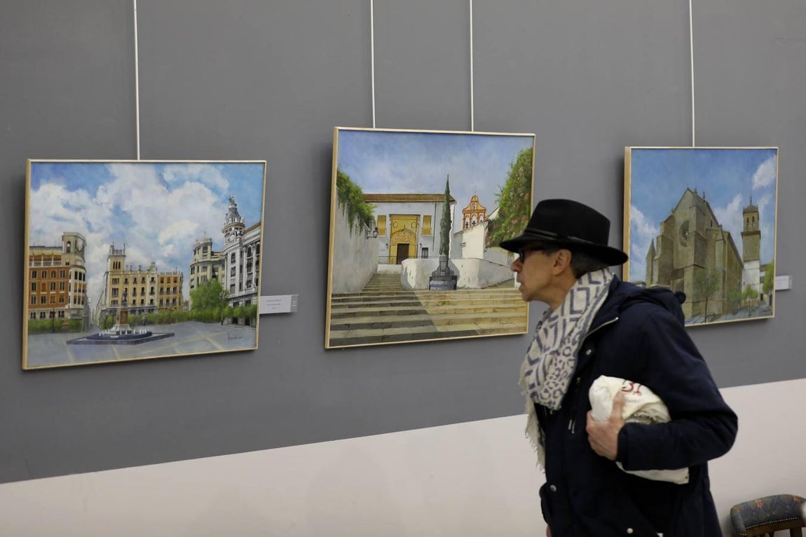 La exposición de José María Puerta en el Círculo de Córdoba, en imágenes