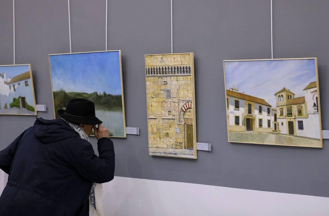 La exposición de José María Puerta en el Círculo de Córdoba, en imágenes