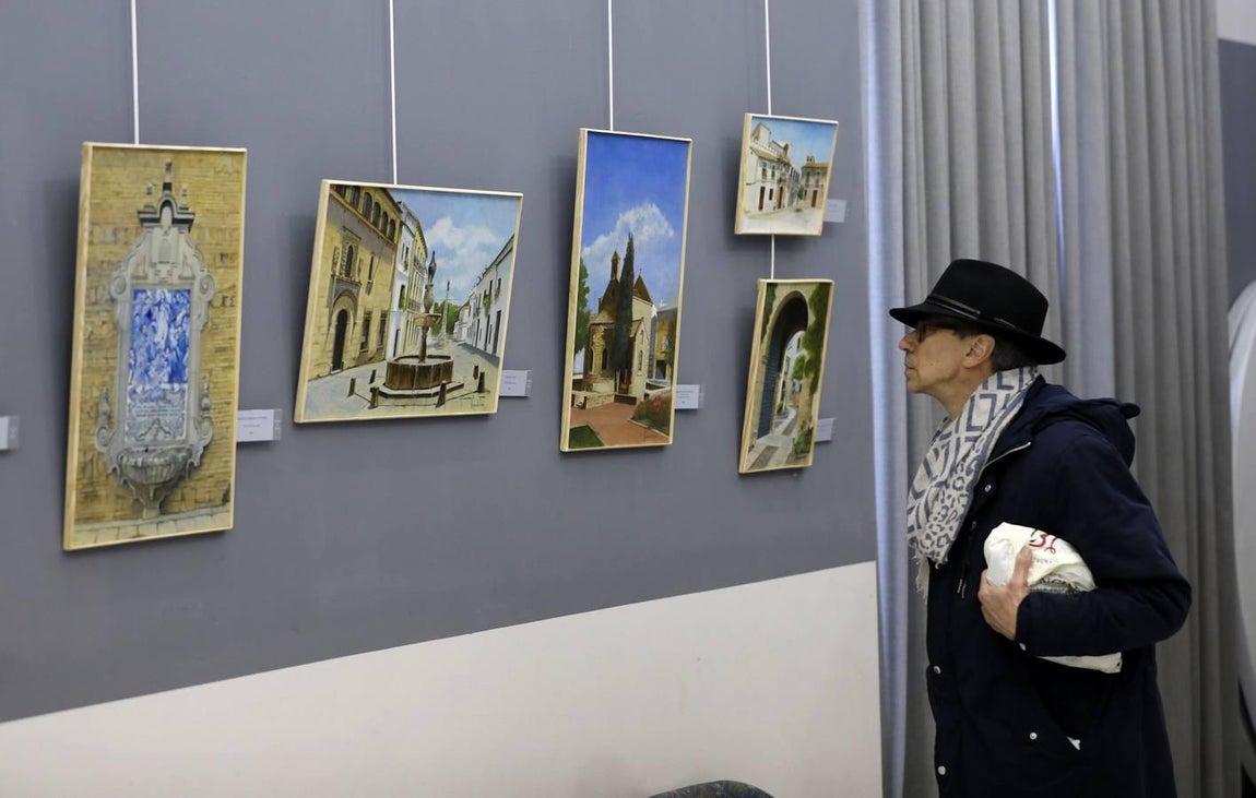 La exposición de José María Puerta en el Círculo de Córdoba, en imágenes