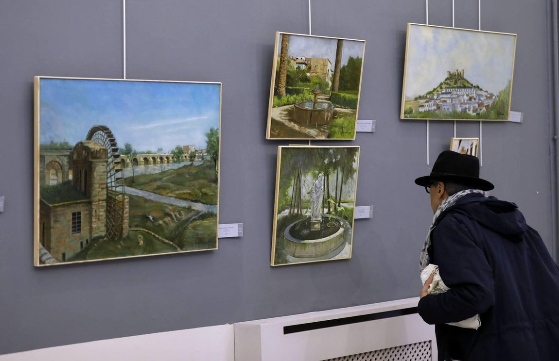 La exposición de José María Puerta en el Círculo de Córdoba, en imágenes