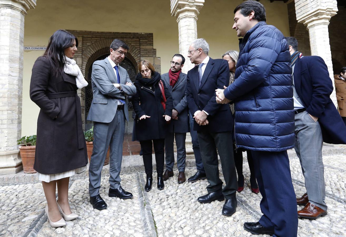 La presentación de las obras del Palacio de Congresos de Córdoba, en imágenes