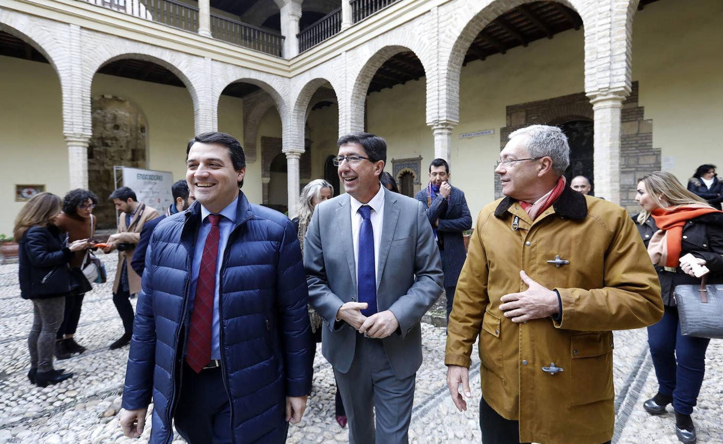 La presentación de las obras del Palacio de Congresos de Córdoba, en imágenes