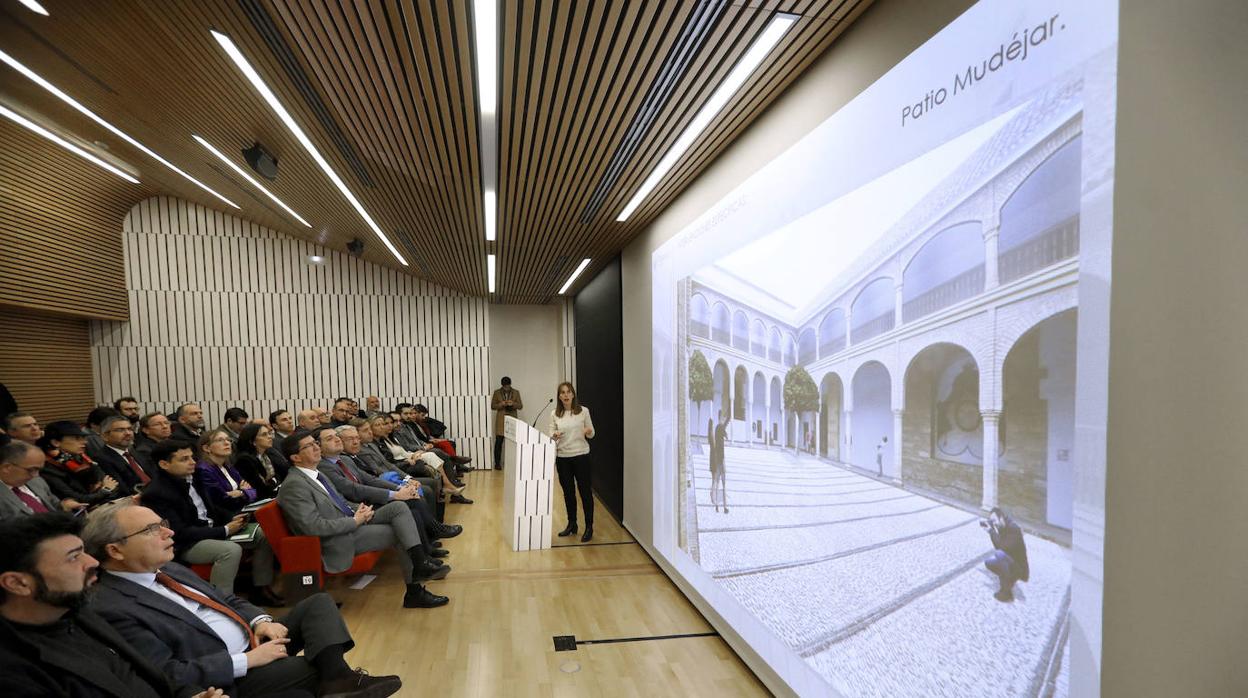 La presentación de las obras del Palacio de Congresos de Córdoba, en imágenes