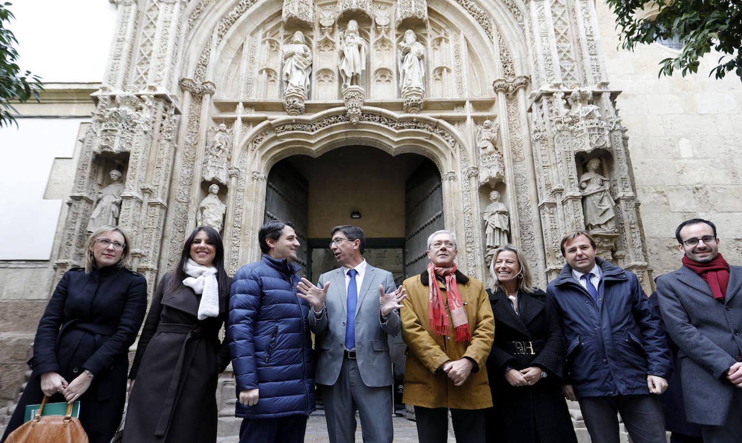 La presentación de las obras del Palacio de Congresos de Córdoba, en imágenes