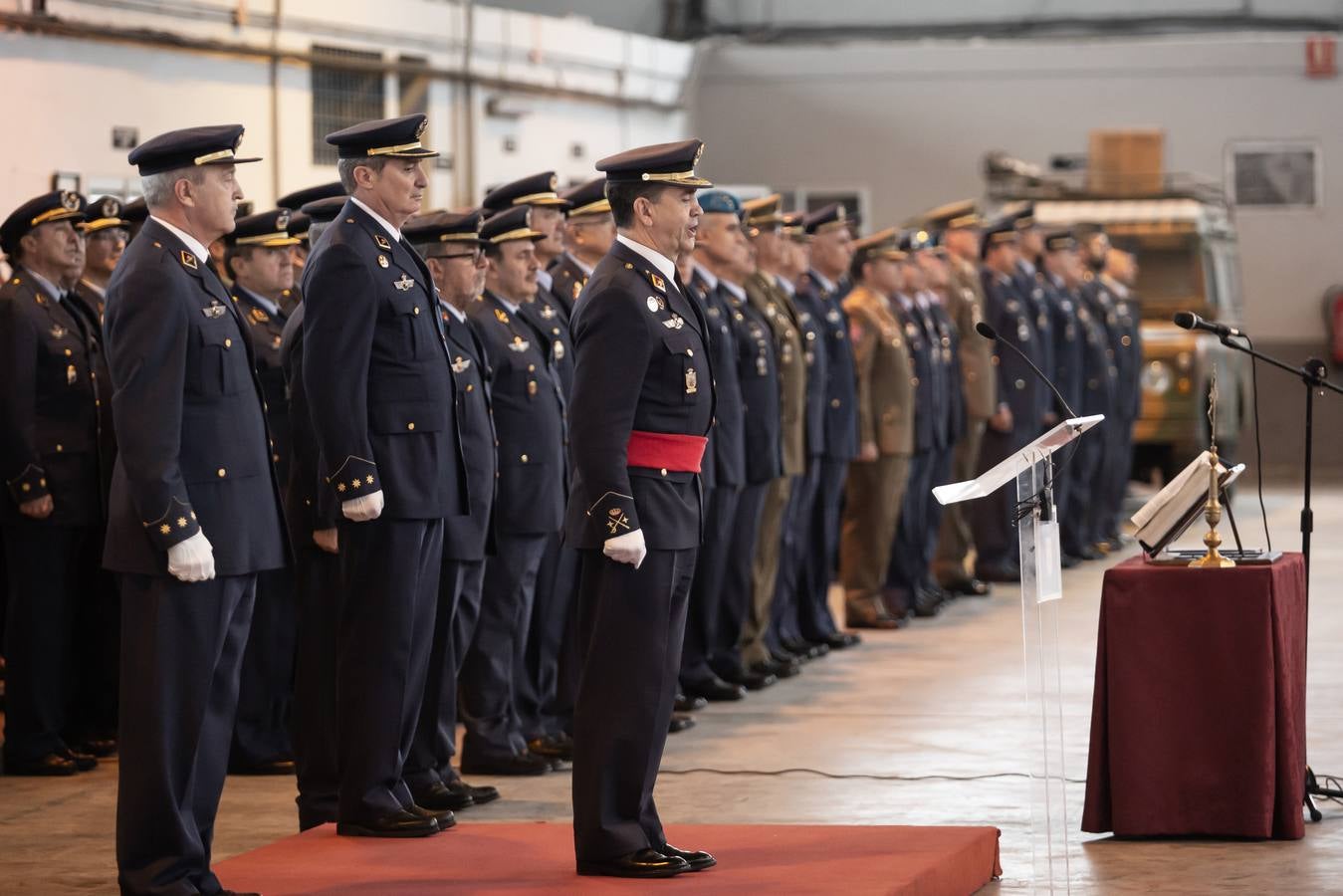 El coronel José Zamorano Bueno, nuevo jefe del acuartelamiento aéreo de Tablada