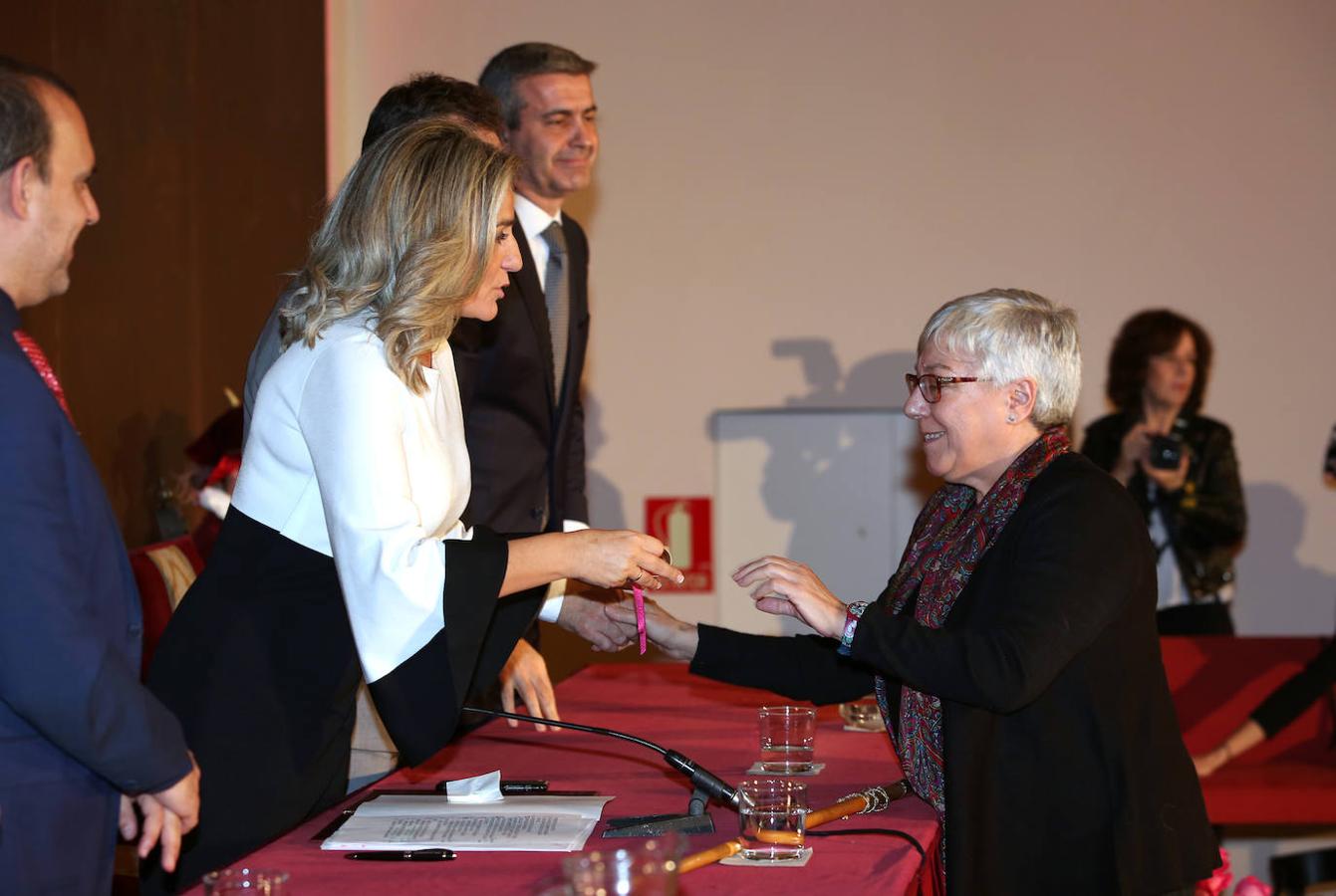 Todos los premiados en el acto de San Ildefonso