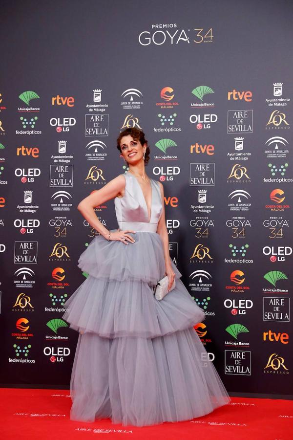 La actriz Ruth Gabriel a su llegada a la gala de entrega de los Premios Goya 2020